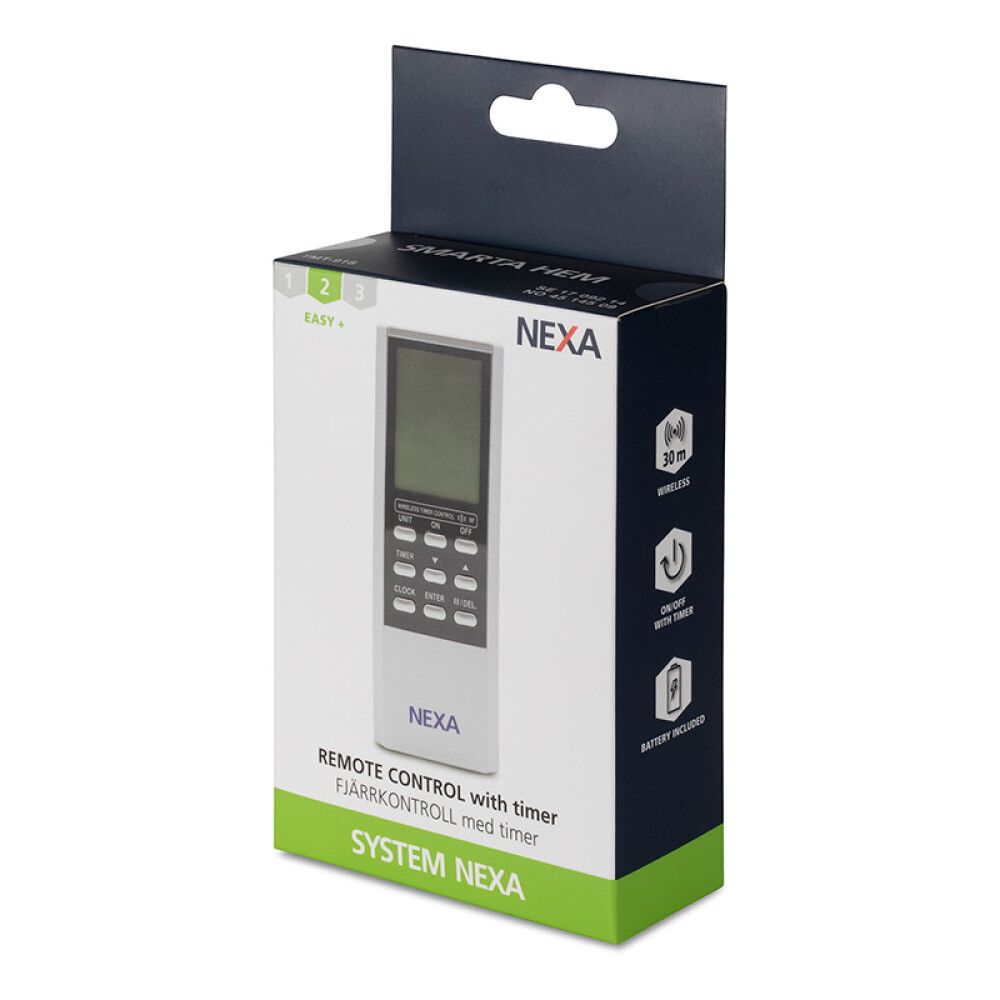 DIGITAL FJERNKONTROLL NEXA TMT-918