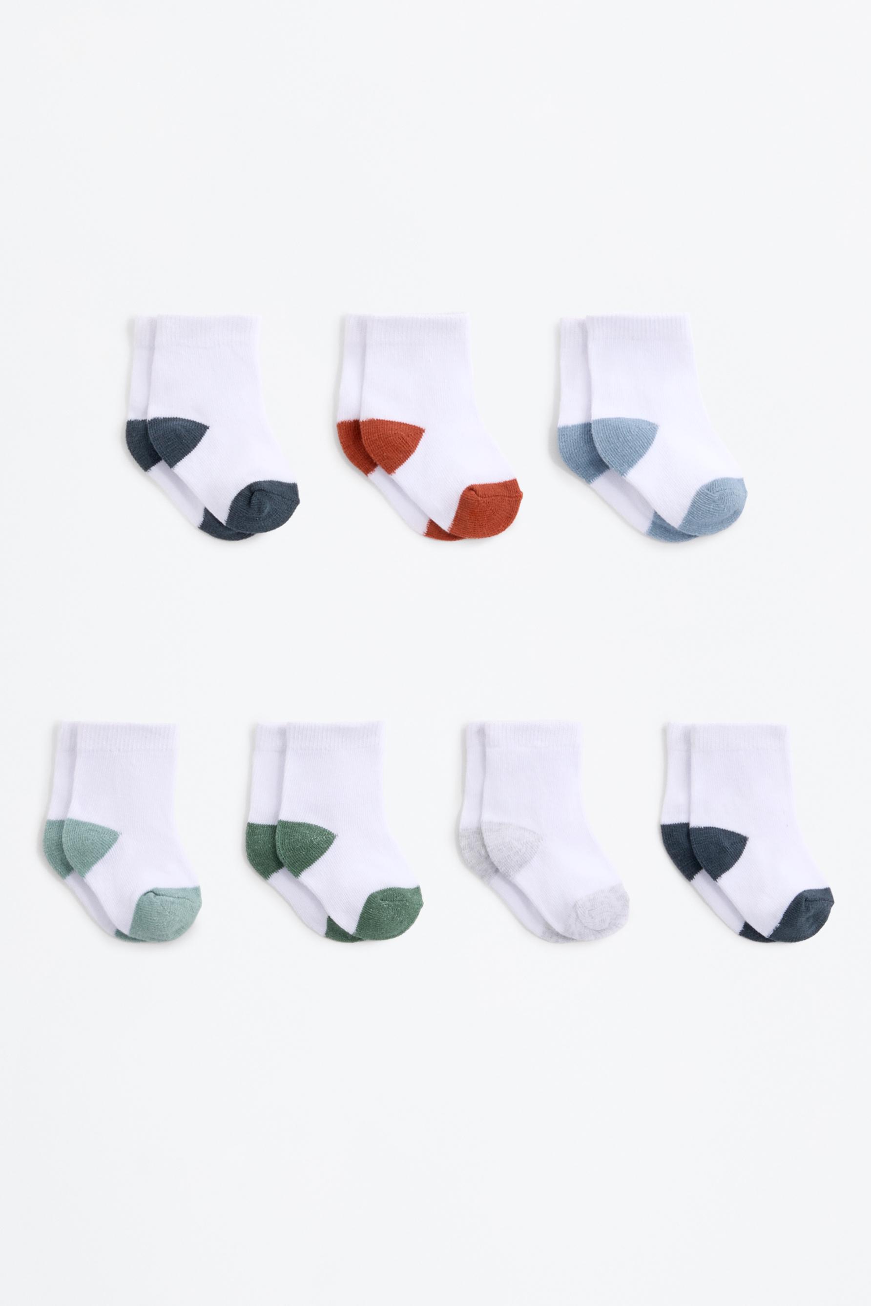 Calcetines largos color block (Pack 7)