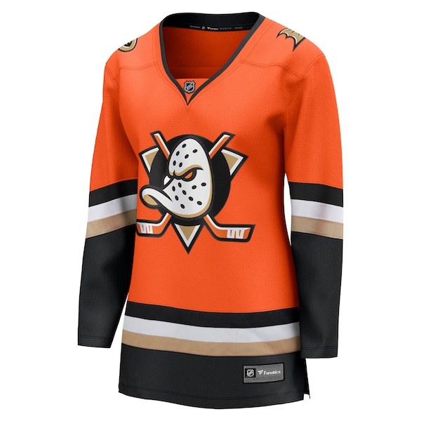 Anaheim Ducks  Women's Home Breakaway Jersey - Orange