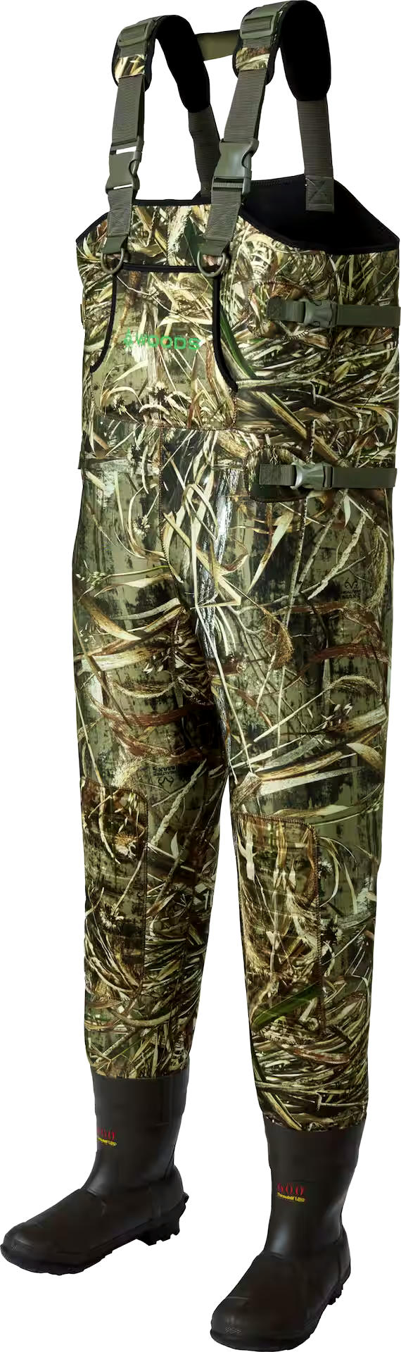 Woods Big Man Neoprene Bootfoot Chest Wader, Camo