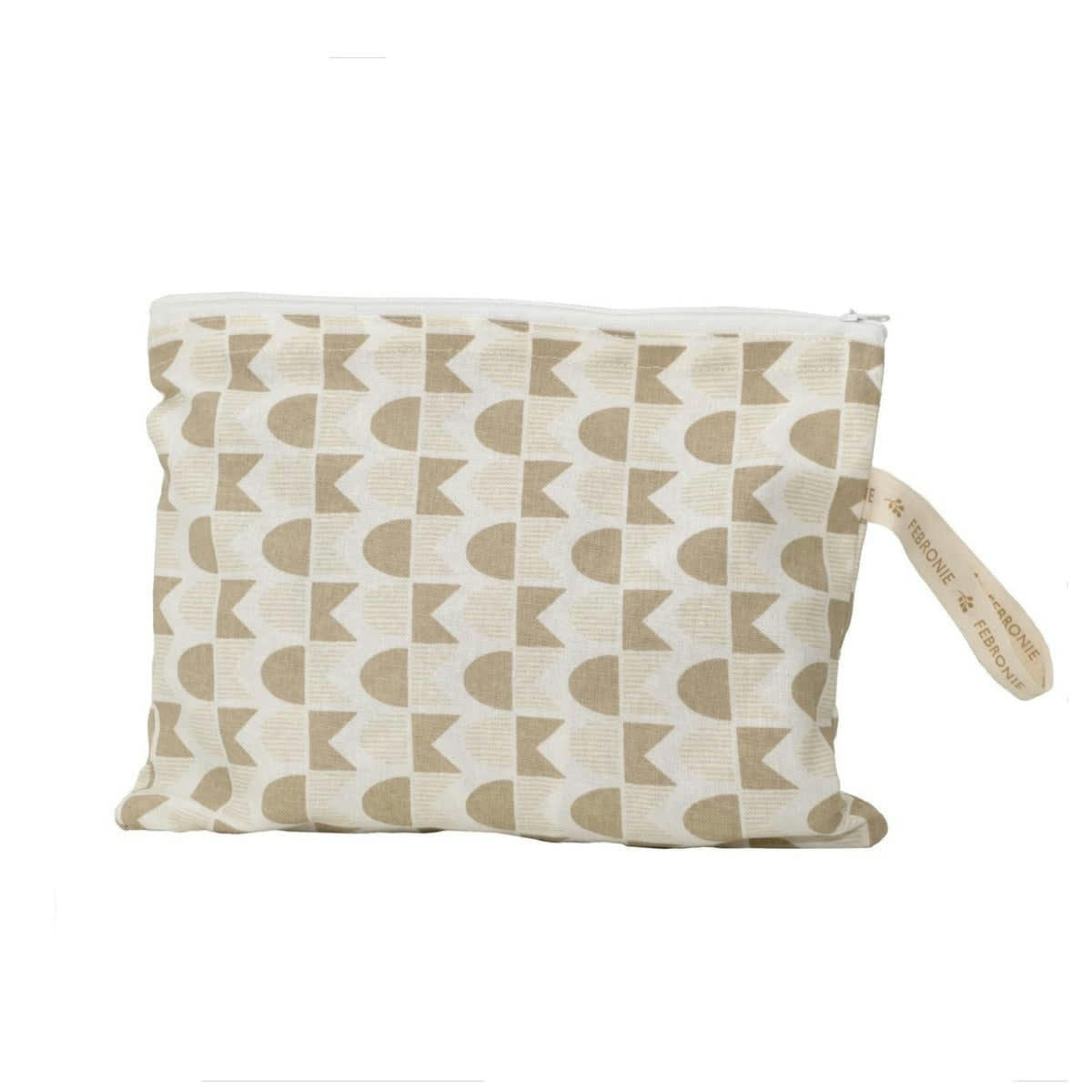 SKANDI - Pochette de plage coton  22x29 sable