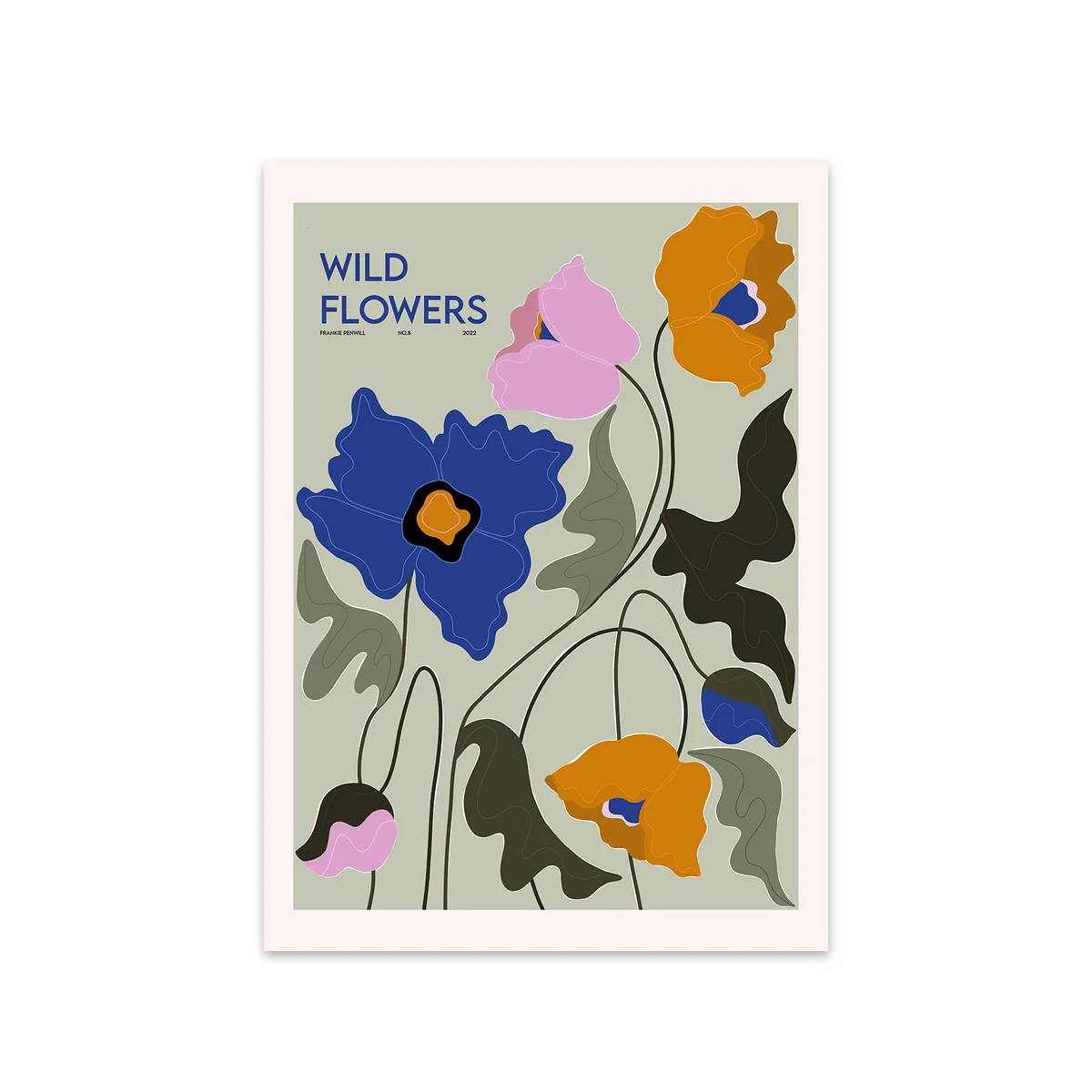 The Poster Club - Wild Flowers von Frankie Penwill, 50 x 70 cm