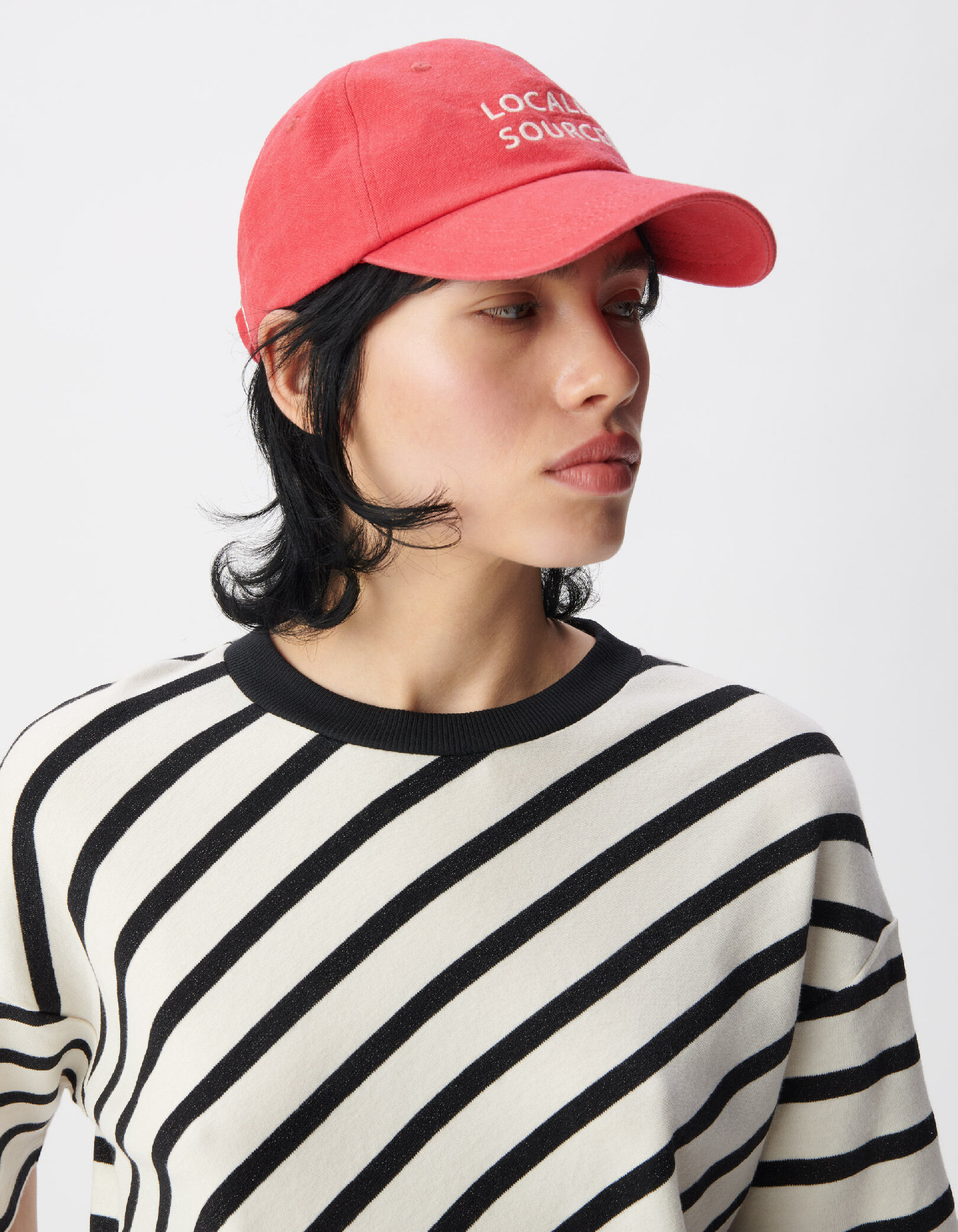 Tee-shirt marinière rayures pailletées Femme