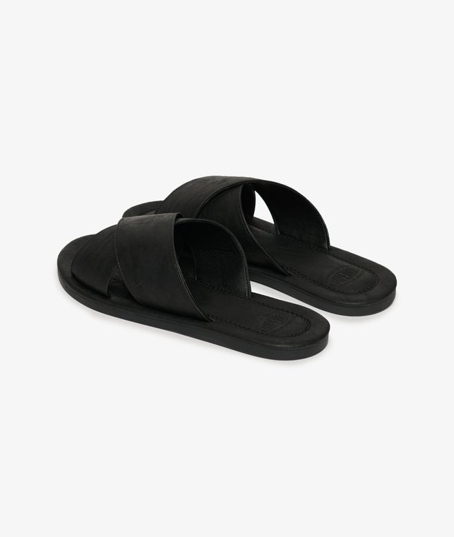 Vintage Cross Strap Slides