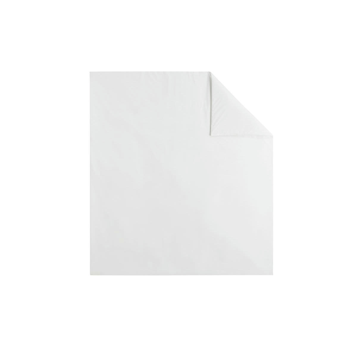 HÉRITAGE - Housse de couette coton blanc 200x200 cm