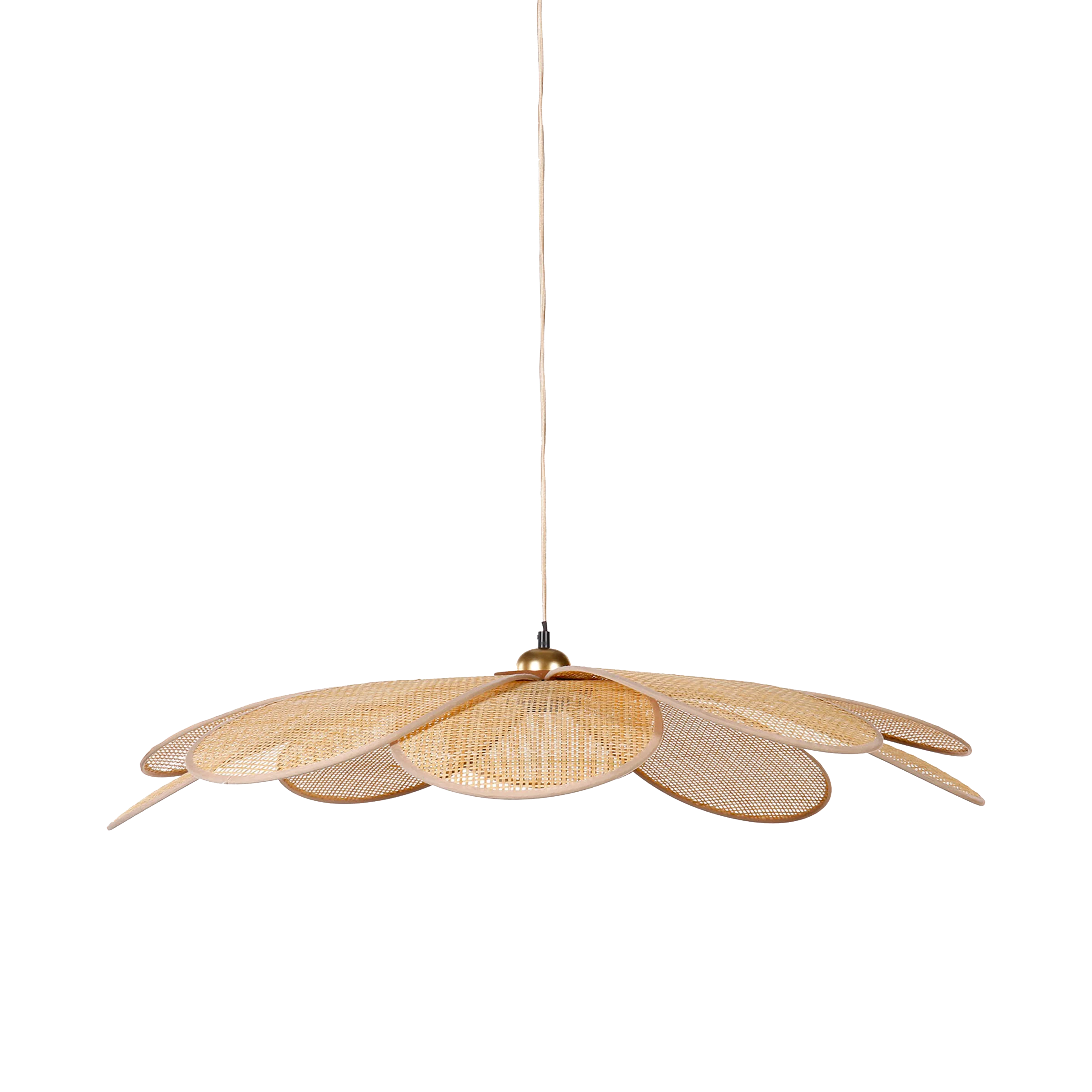 Ostaria Suspension MARGAUX bambou 11,5 x 90 cm diamètre 90 cm