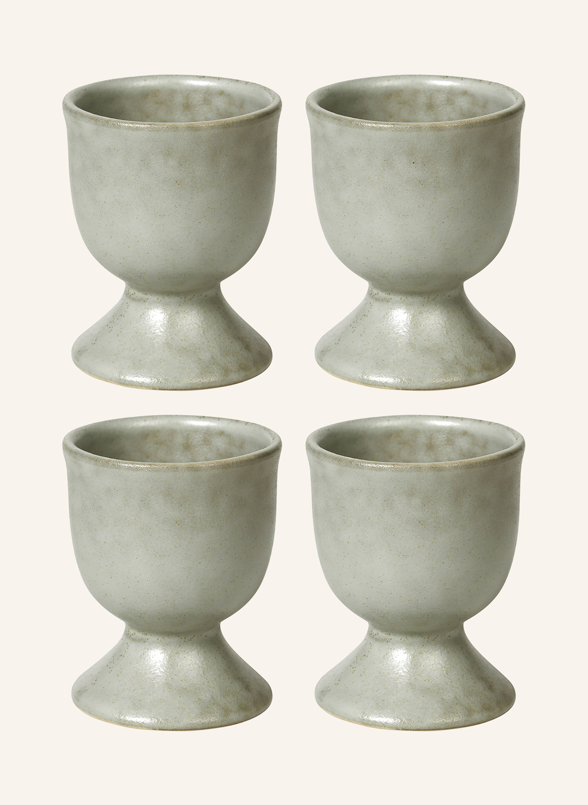 BROSTE COPENHAGEN 4er-Set Eierbecher NORDIC MARSH