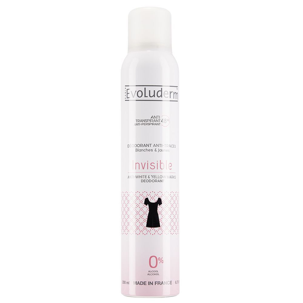 Déodorant Evoluderm anti traces 200 ml