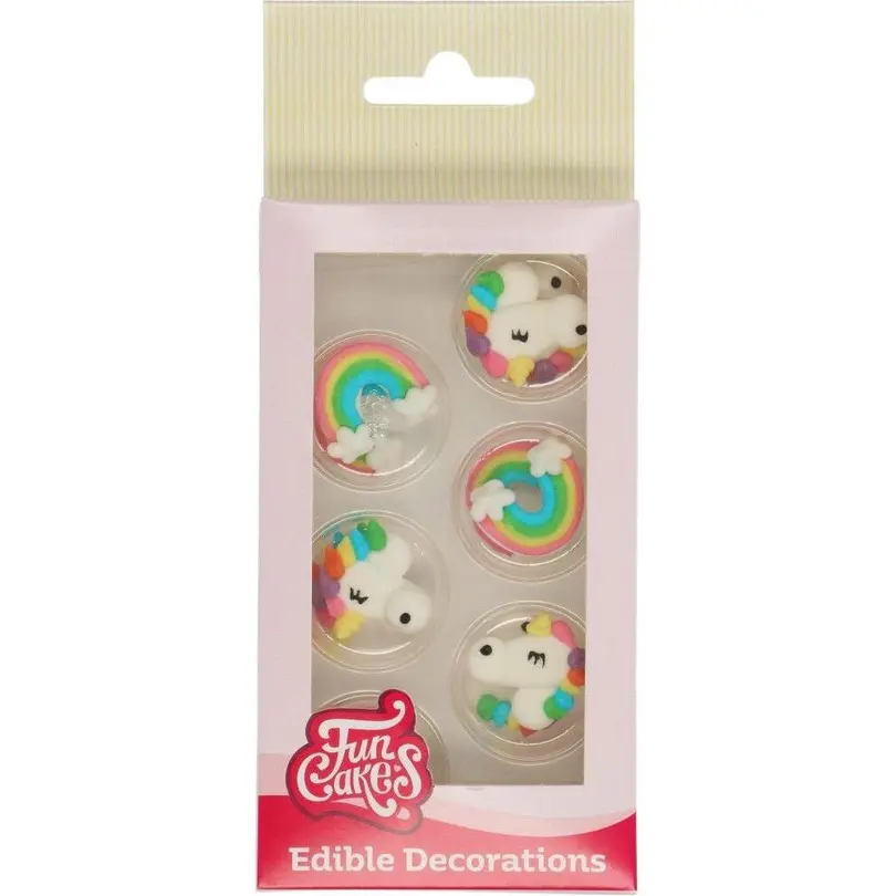 Zuckerstreusel 12er-Set Unicorn & Rainbow