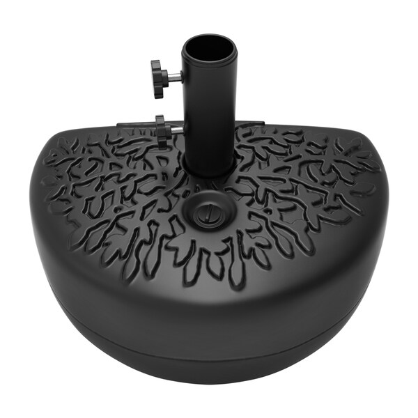 Outdoor Half Moon Umbrella Base by Pure Garden - 19 x 12 x 15