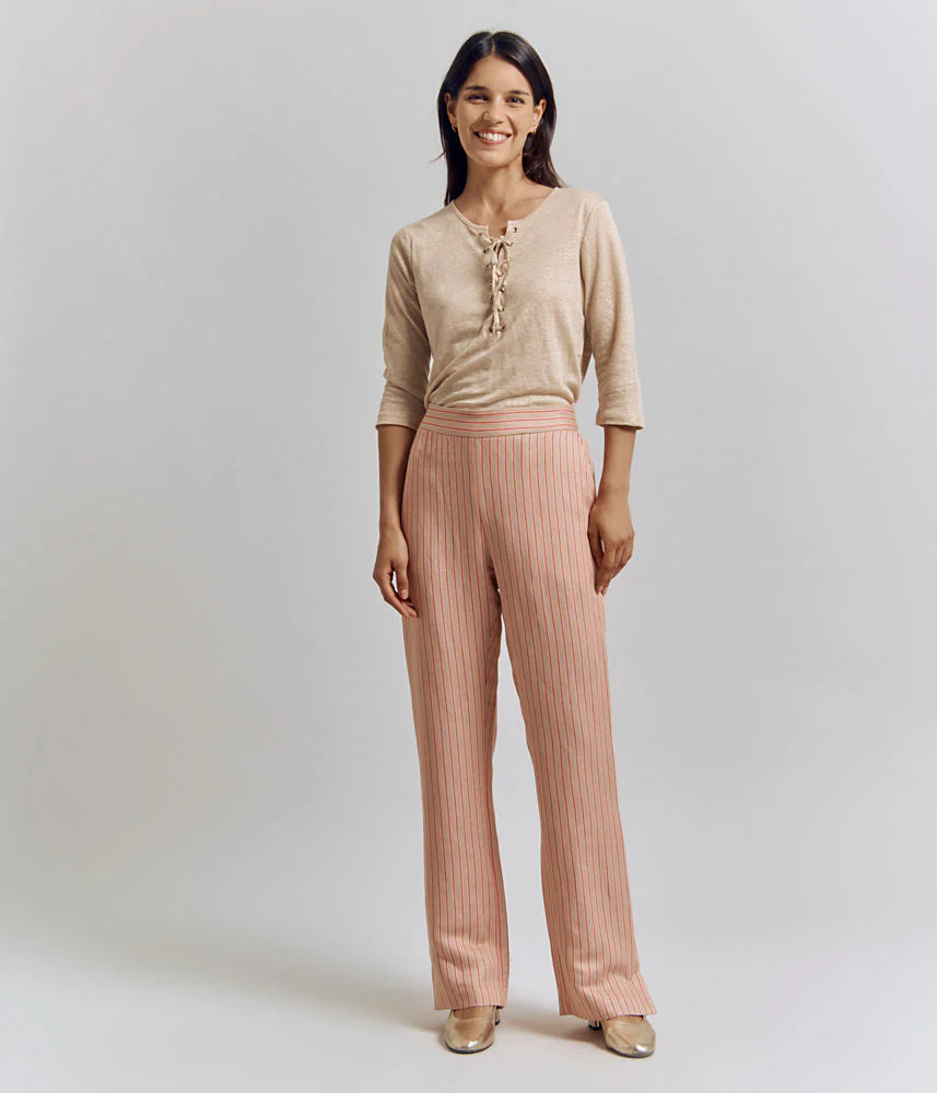 Pantalon à rayures PEPPER/83161/539