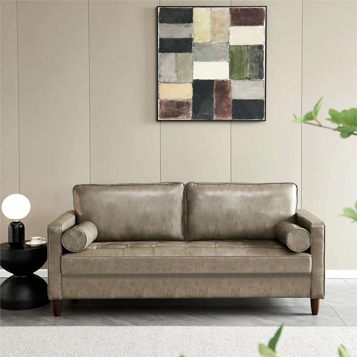Modern Mid-Century Loceseat Sofa For Livingroom