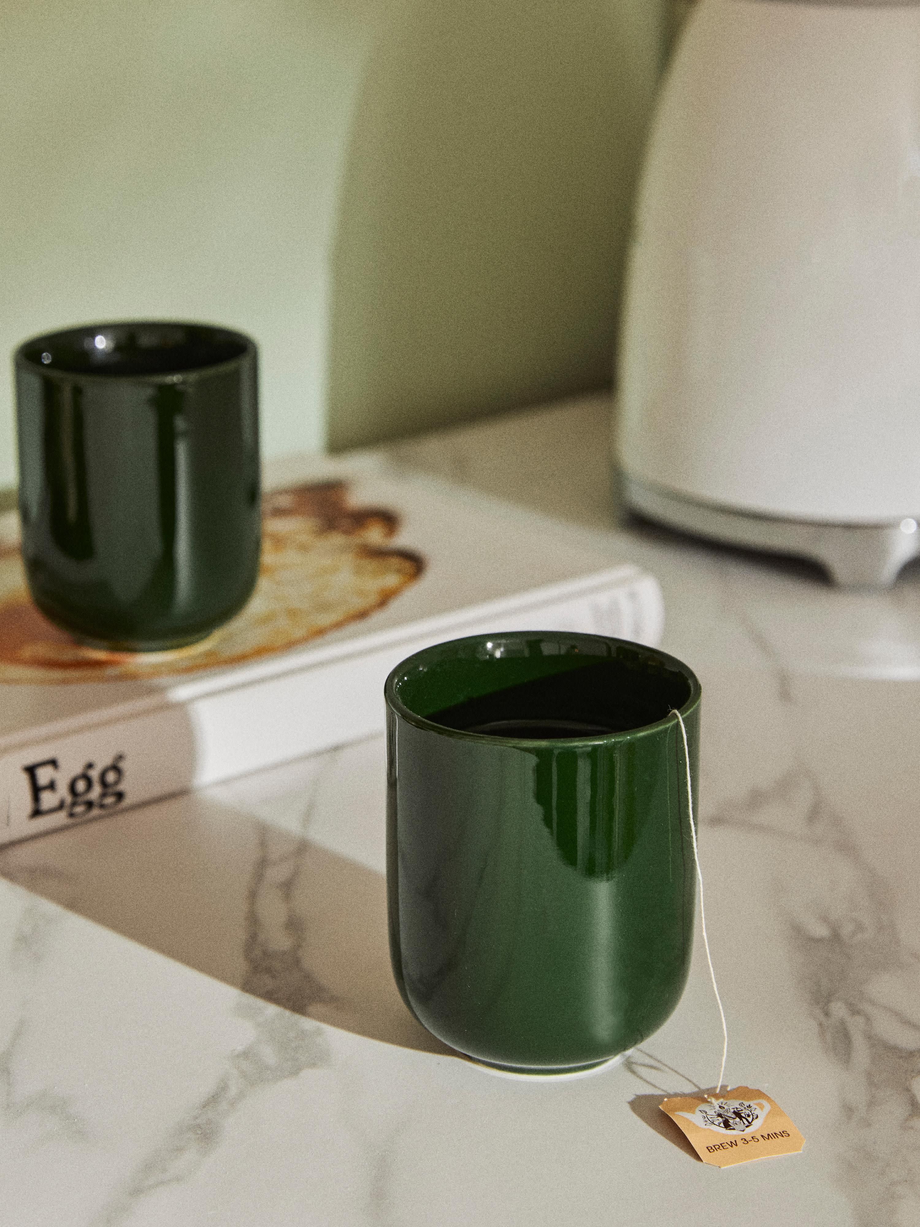 Porzellan-Kaffeebecher Nessa, 4er-Set