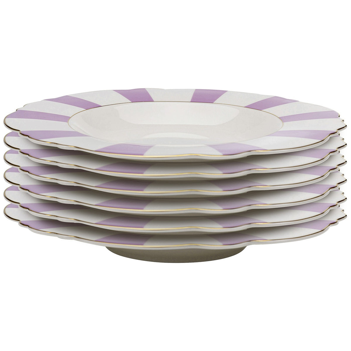 Kare Design Soepborden Harlequin Ø23cm paars (6/set)