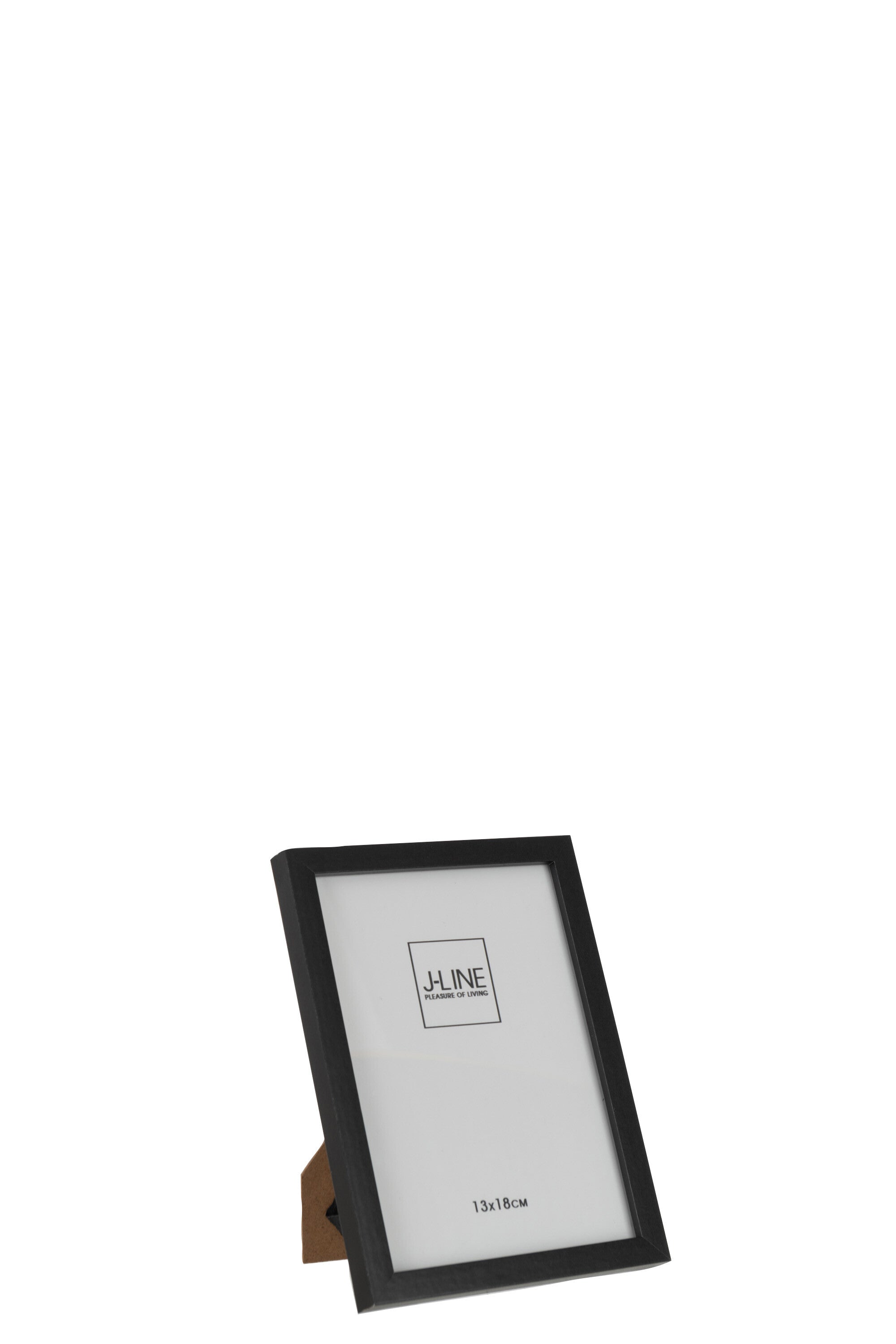 J-Line fotolijst Basic - hout - zwart - small - 2 stuks