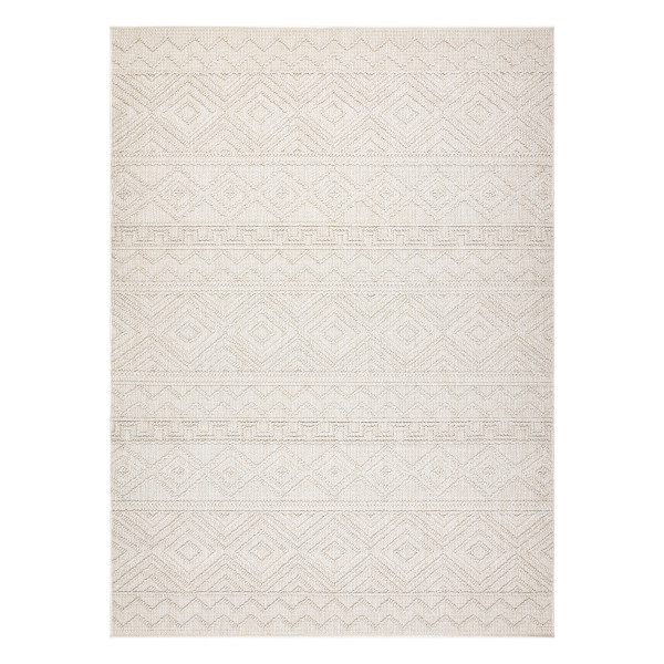 Dywan JERSEY 19234 krem - Romby, pętelkowy, strukturalny BOHO 60x100 cm