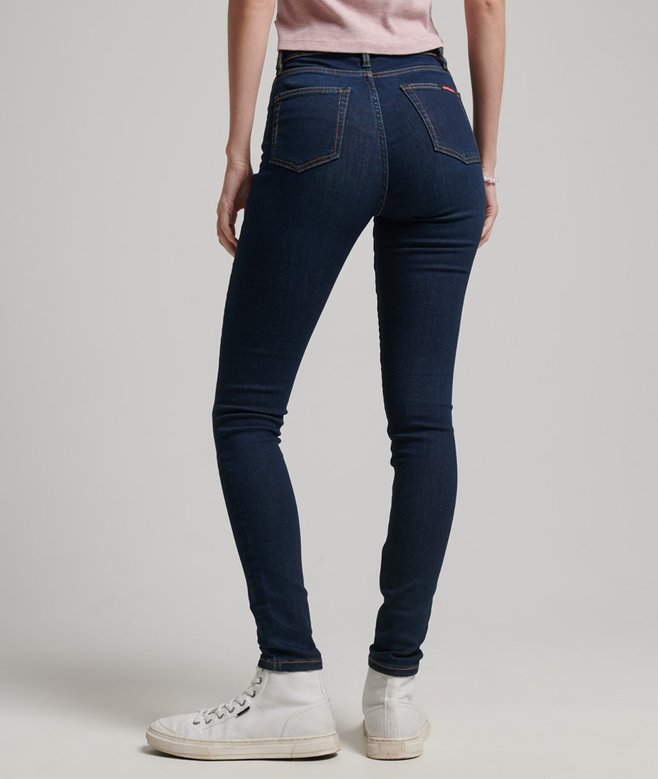 Organic Cotton High Rise Skinny Denim Jeans