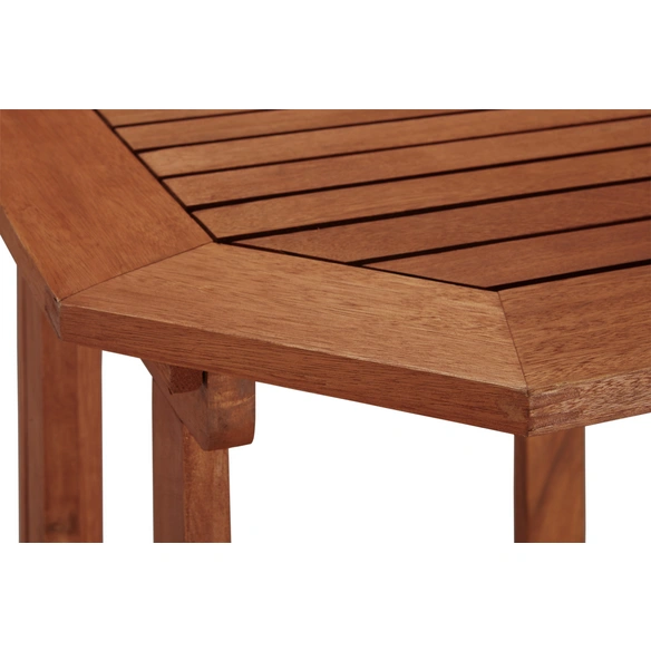 Klapptisch, BxHxT: 90 x 74 x 50 cm, Tischplatte: Eukalyptusholz