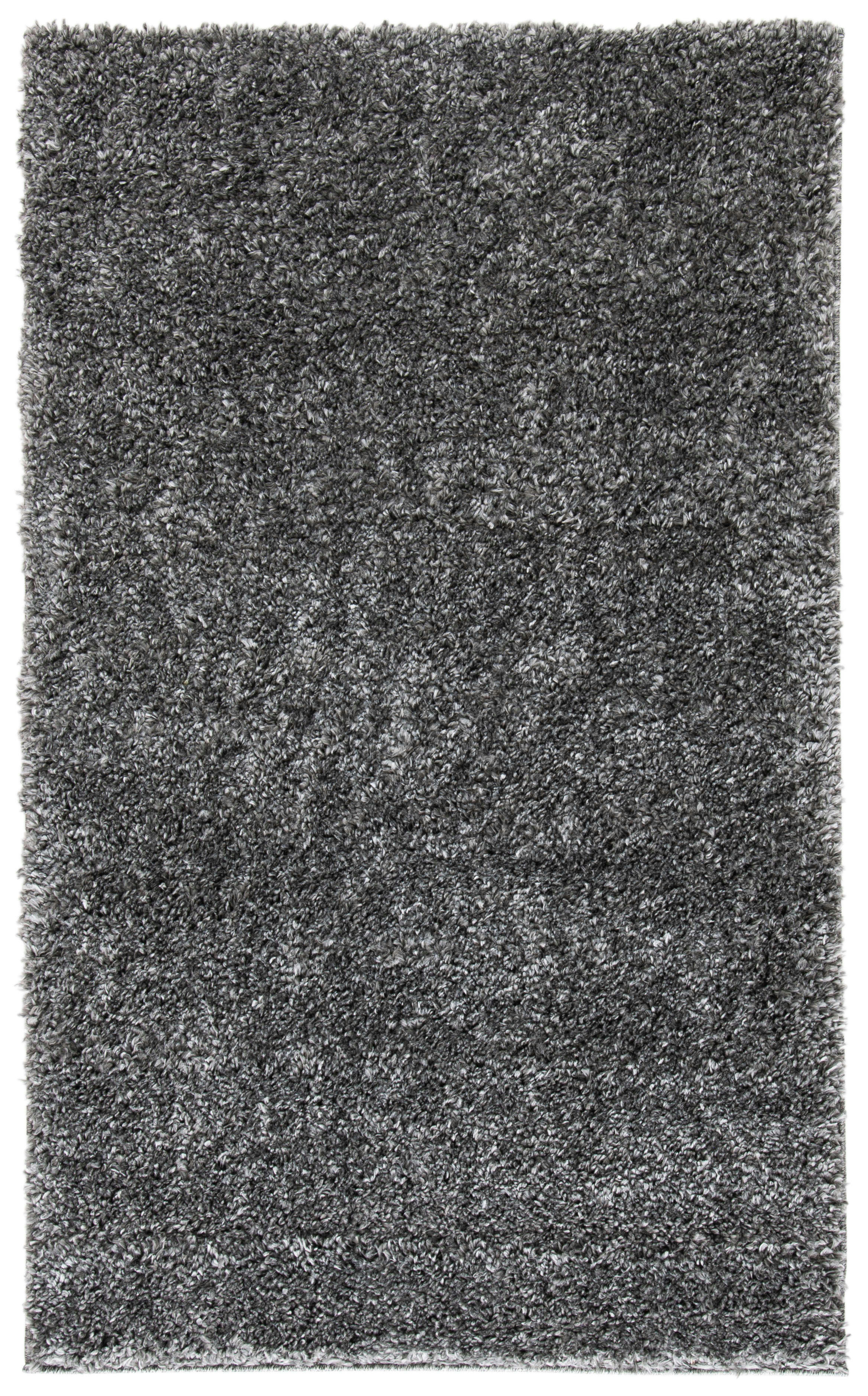 AUGUST SHAG - Tapis de salon interieur hirsute en gris, 91 x 152 cm