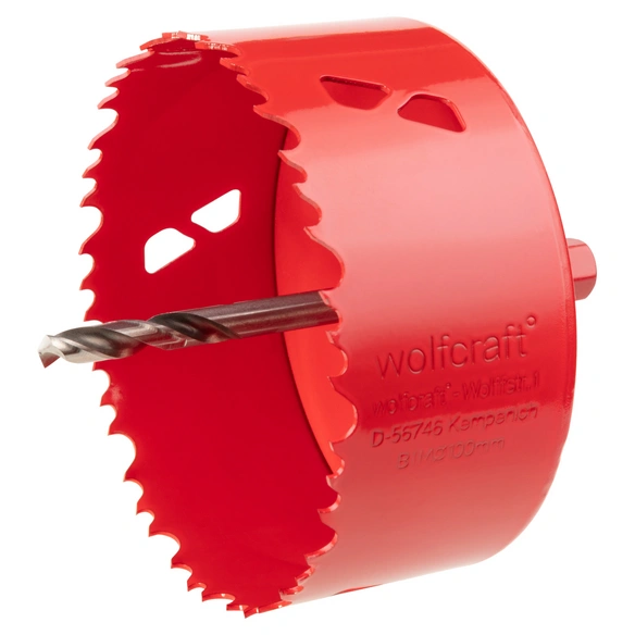 Lochsäge, Ø: 100 mm, Bimetall