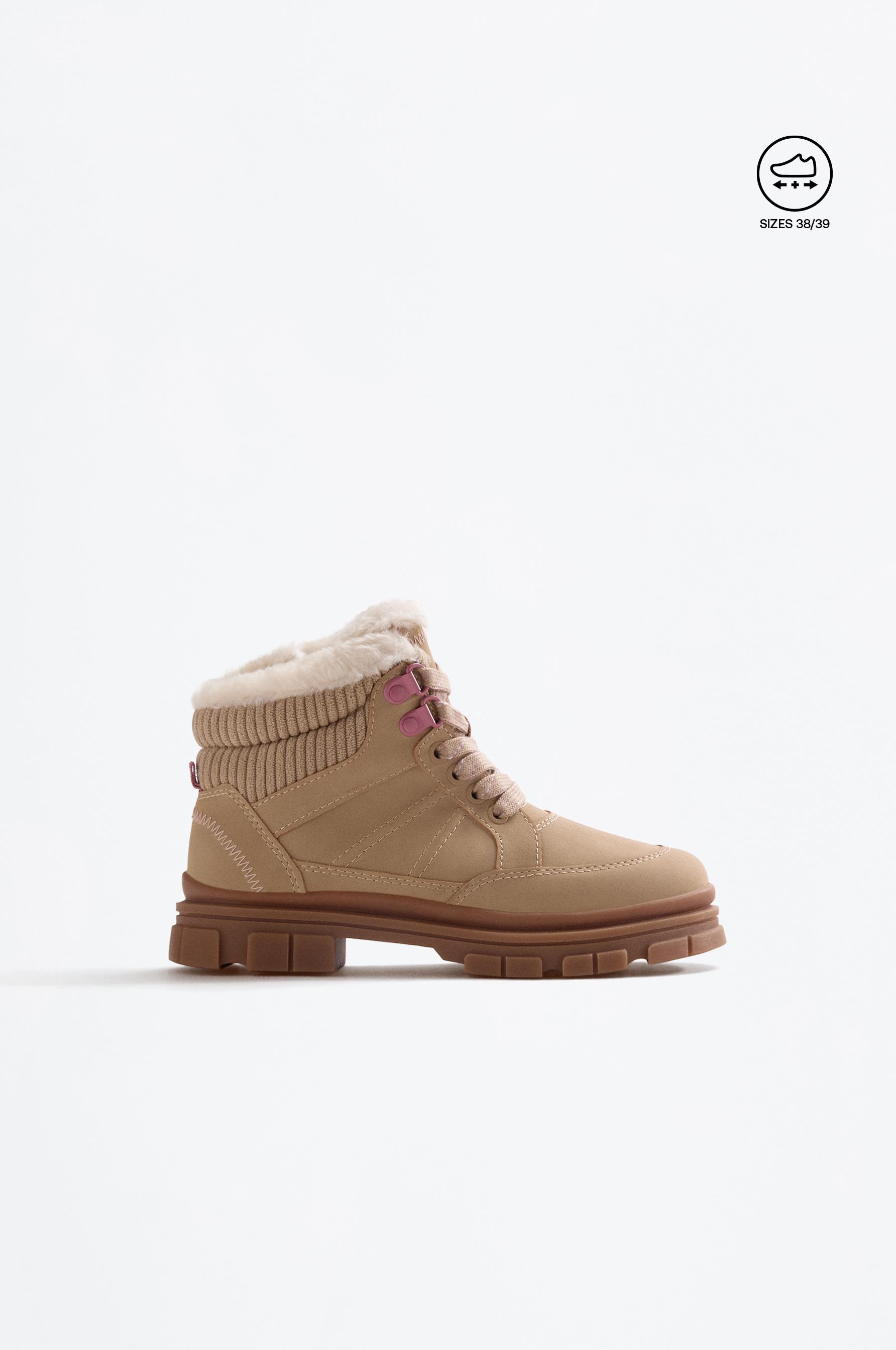 Bota trekking detalle pelo