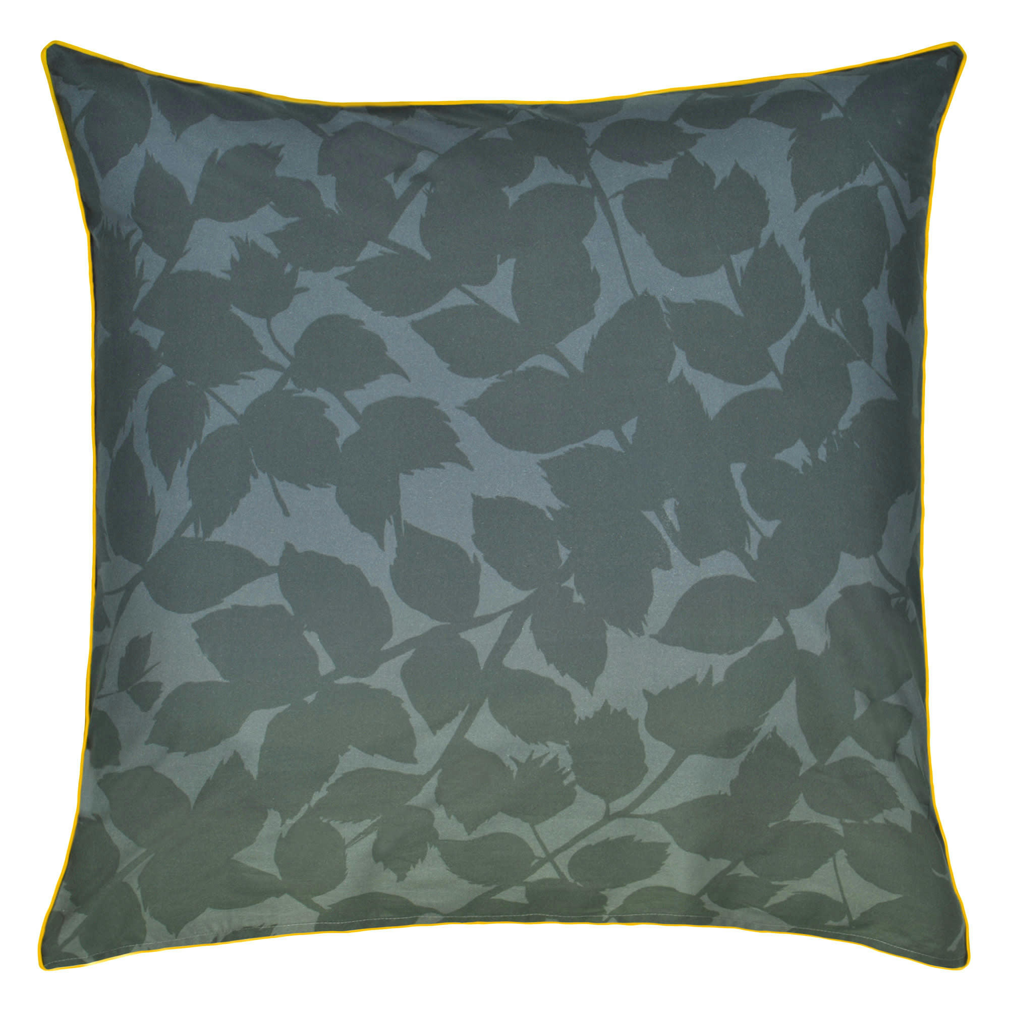 INDIAN SUNFLOWER - Taie d'oreiller en coton graphite 65x65