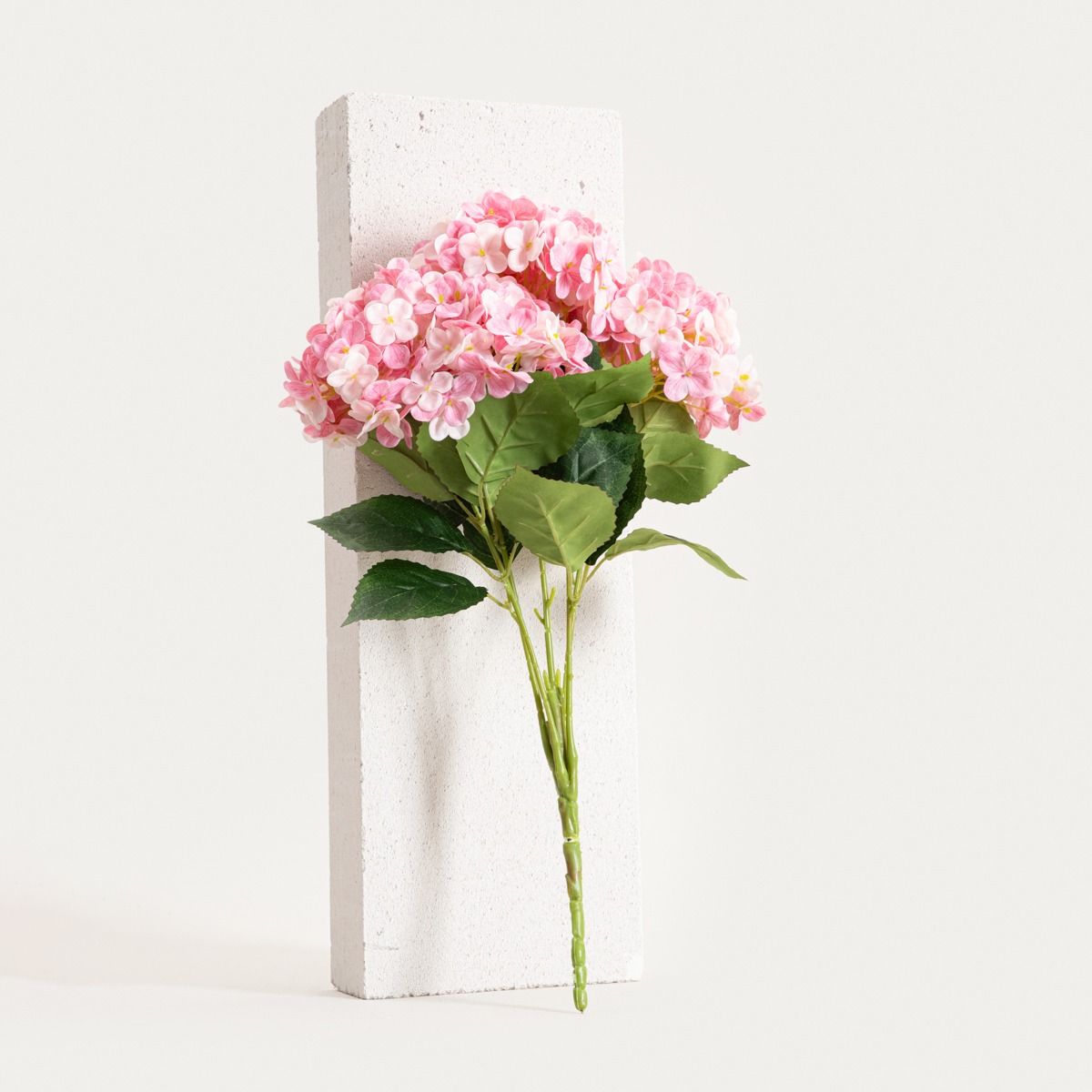 Gałązka sztuczna HYNDRA hortensja różowa 51 cm