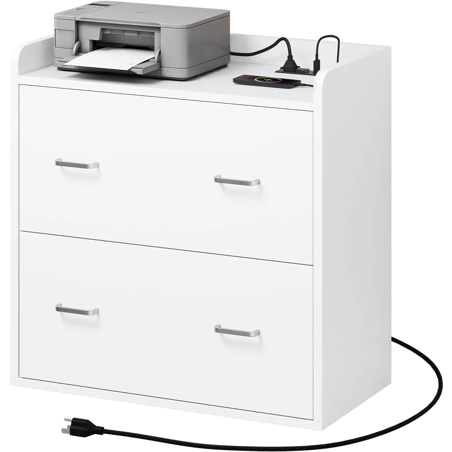 Moasis 2-Drawer File Cabinet Lateral Filing Cabinet Home Office File Cabinet