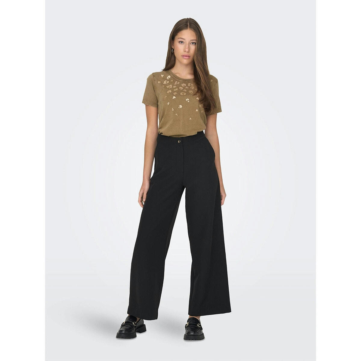 T-shirt manches courtes, motif devant