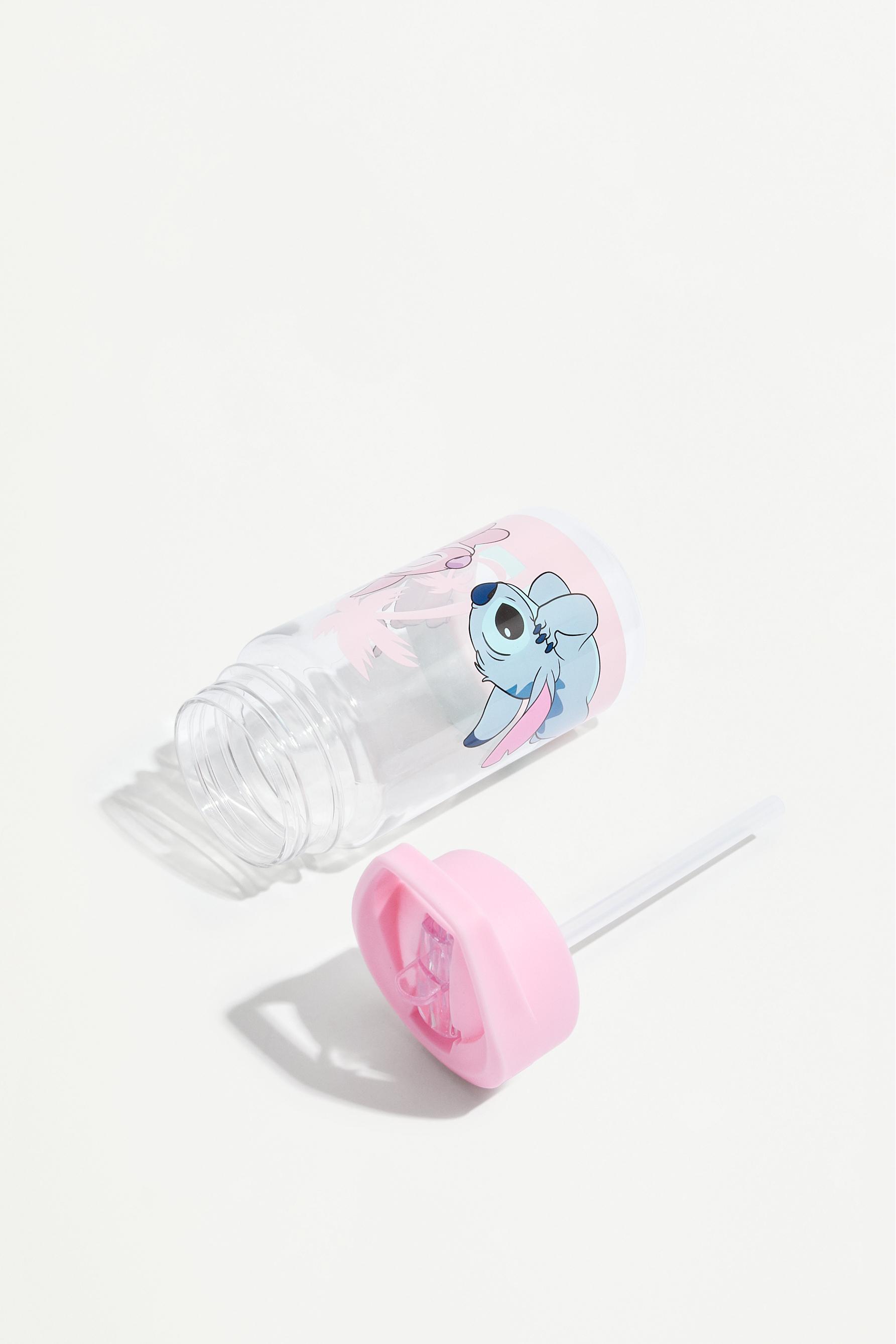 Botella Ángel y Stitch ©Disney palmera
