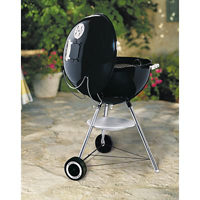 Guide couvercle en acier inoxydable pour barbecue Weber