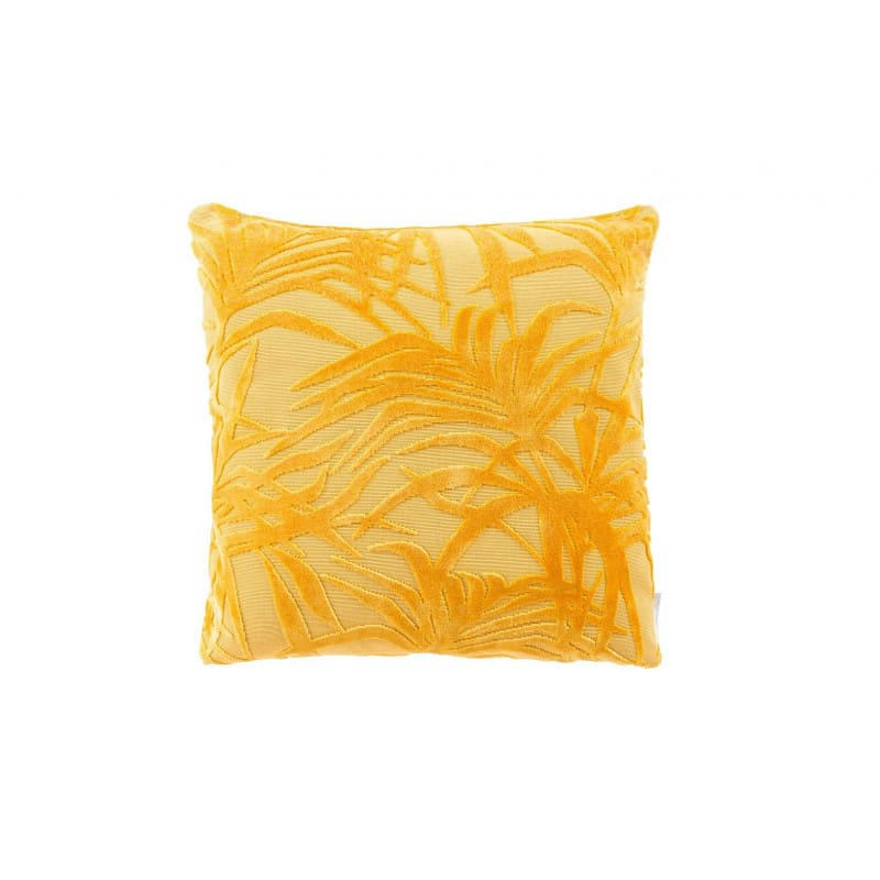 MIAMI - Coussin en fibre jaune