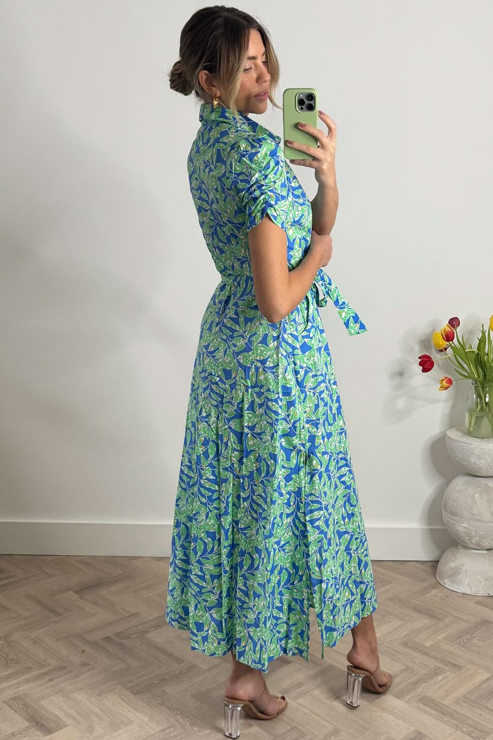 Jolie Moi Viera Maxi Shirt Dress