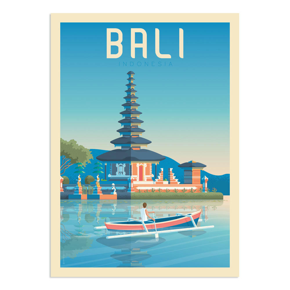 - Affiche Bali  50x70 cm