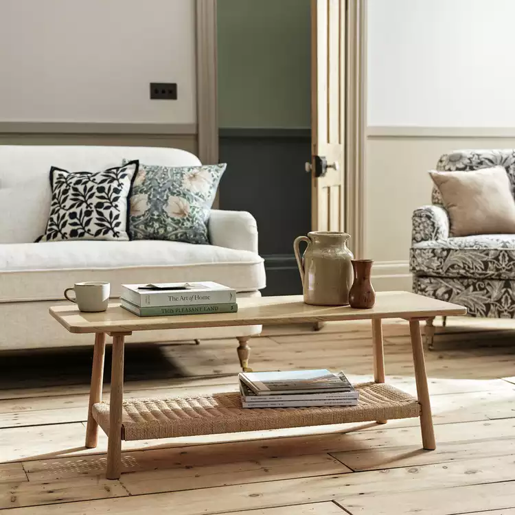 Habitat x Morris & Co. Canterbury Oak Coffee Table