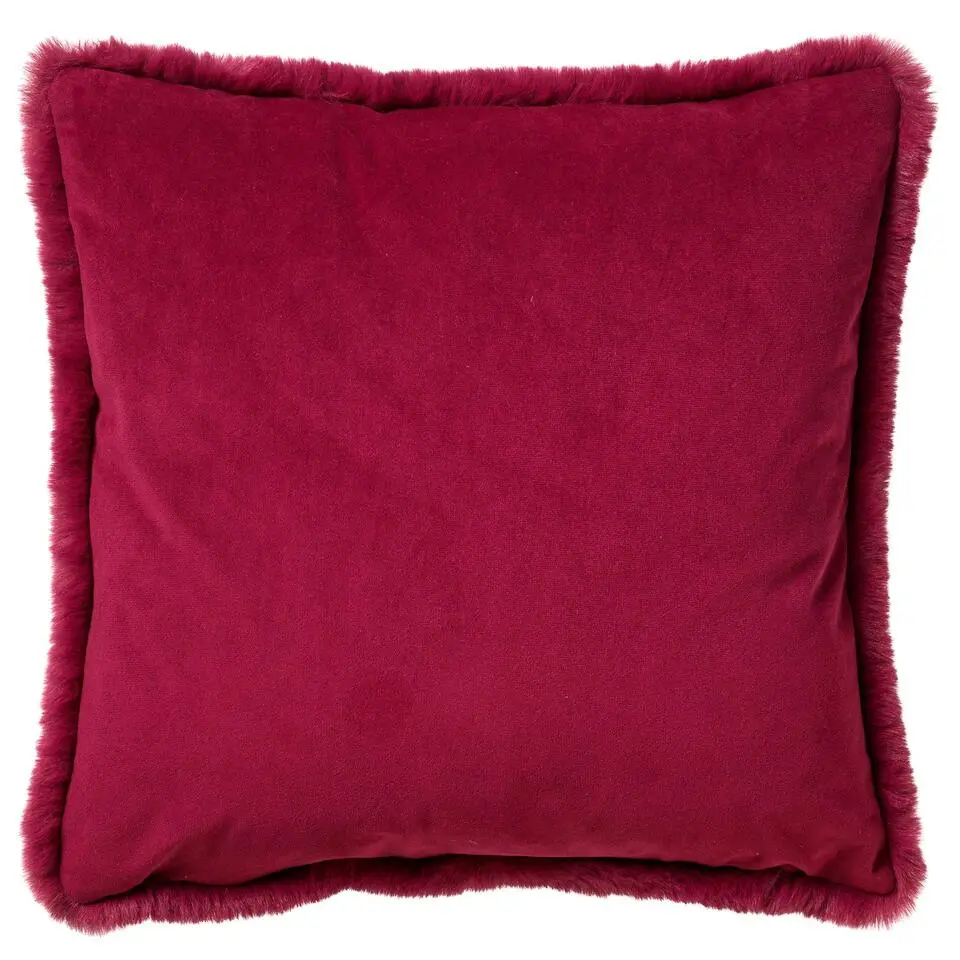 Kussenhoes Zaya - Red Plum - 45x45 cm