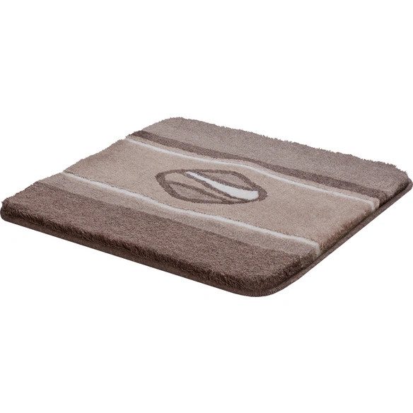Badematte »Jewel«, BxL: 60 x 60 cm, taupe, aus 100% Polyacryl