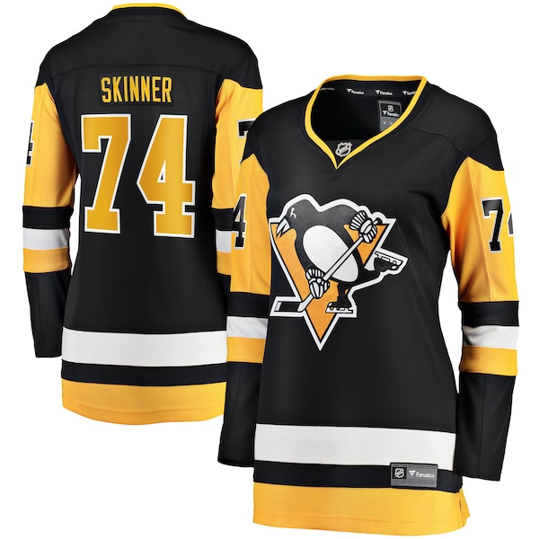 Stuart Skinner Pittsburgh Penguins Indiana Women's Home Breakaway Jersey - Black