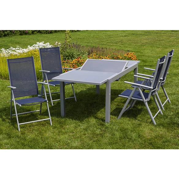 Gartenmöbelset »Amalfi«, 4 Sitzplätze, Aluminium/Textil