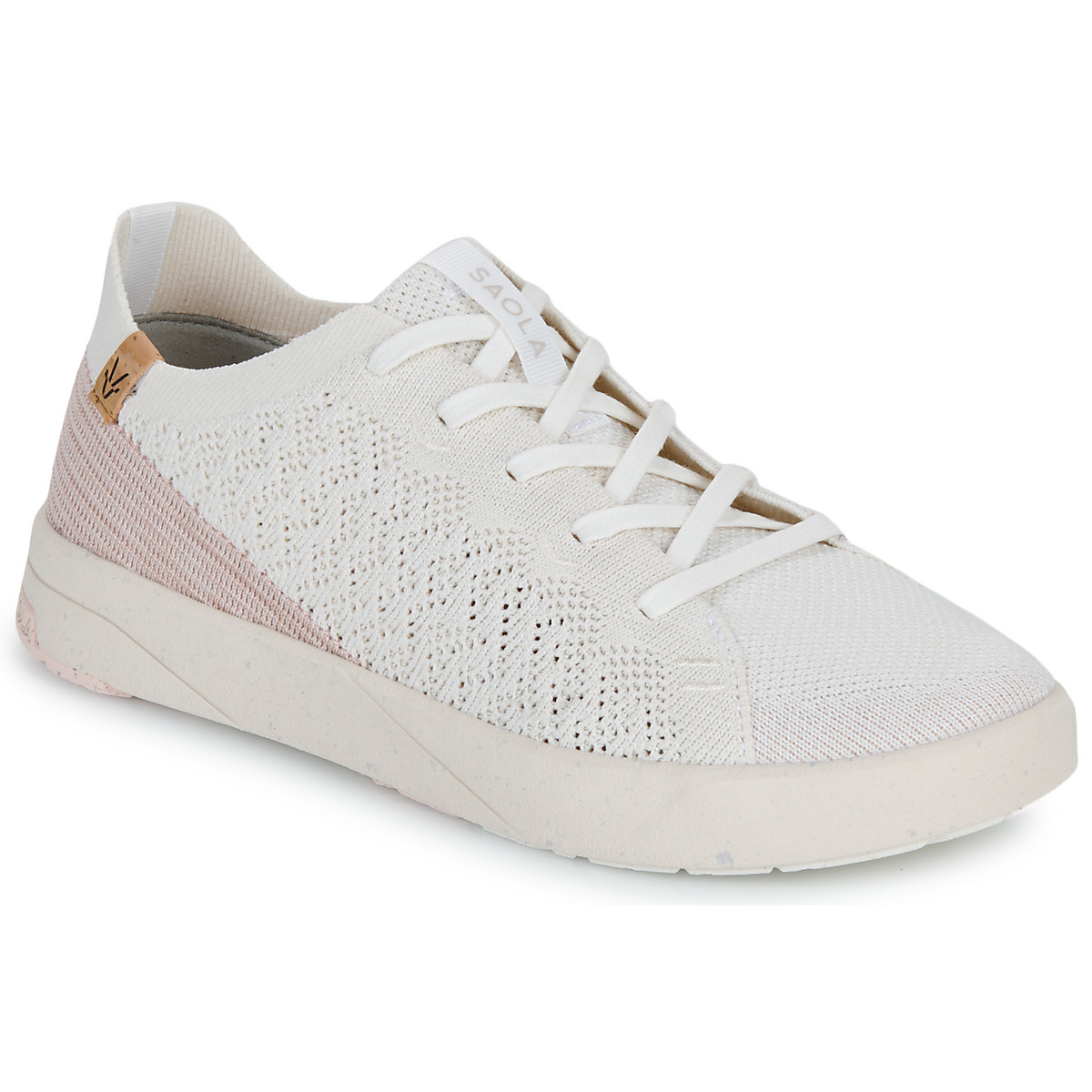 Saola - CANNON KNIT 3 - White / Pink