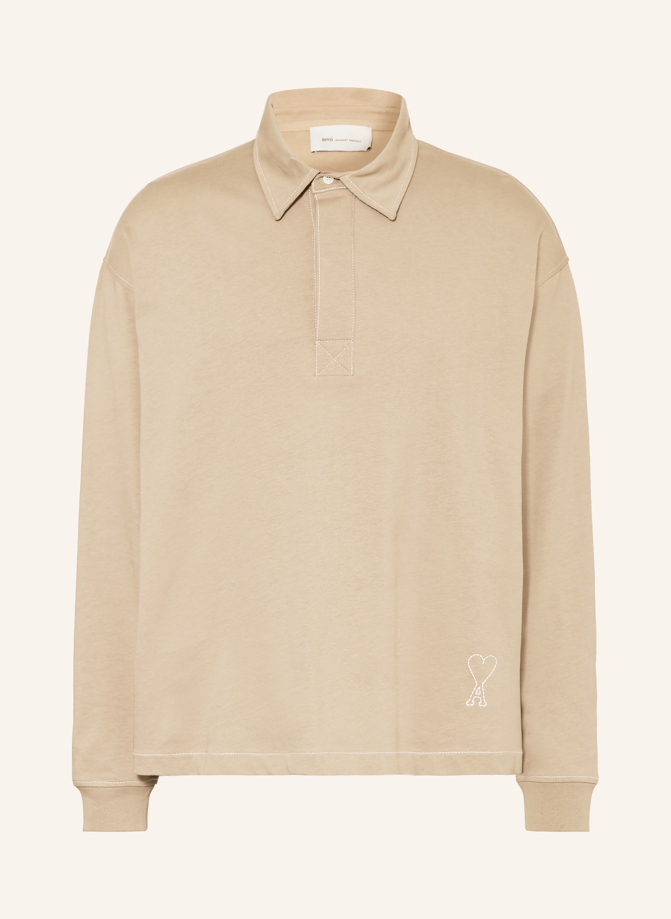 Ami Paris Jersey-Poloshirt Oversized Fit
