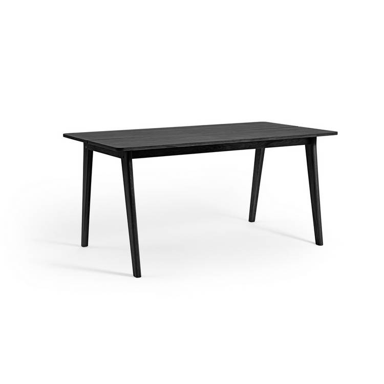 Habitat Nel Black Dining Table & 4 Black Chairs