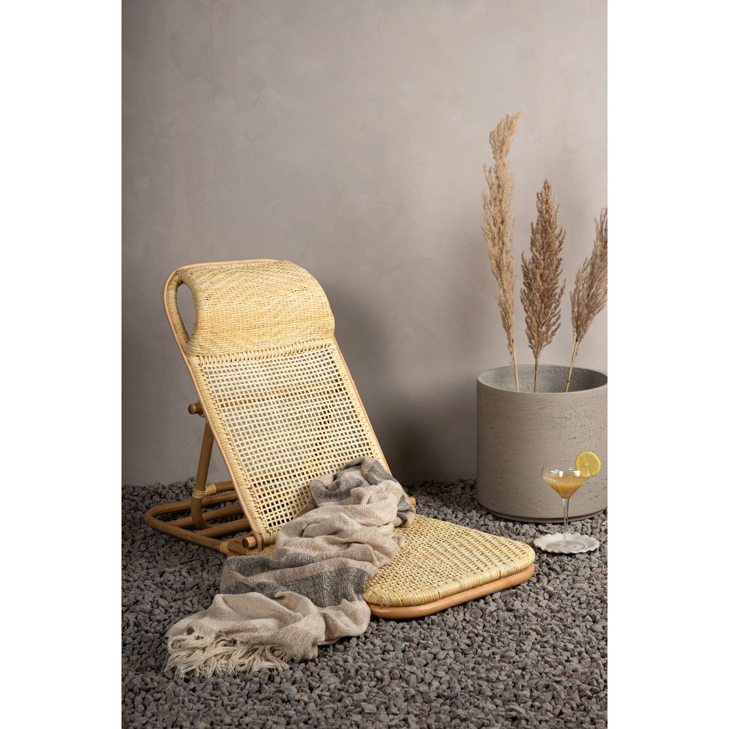 Venture Home Ellie Zonnebed 90 x 65 x 45 - Natuur