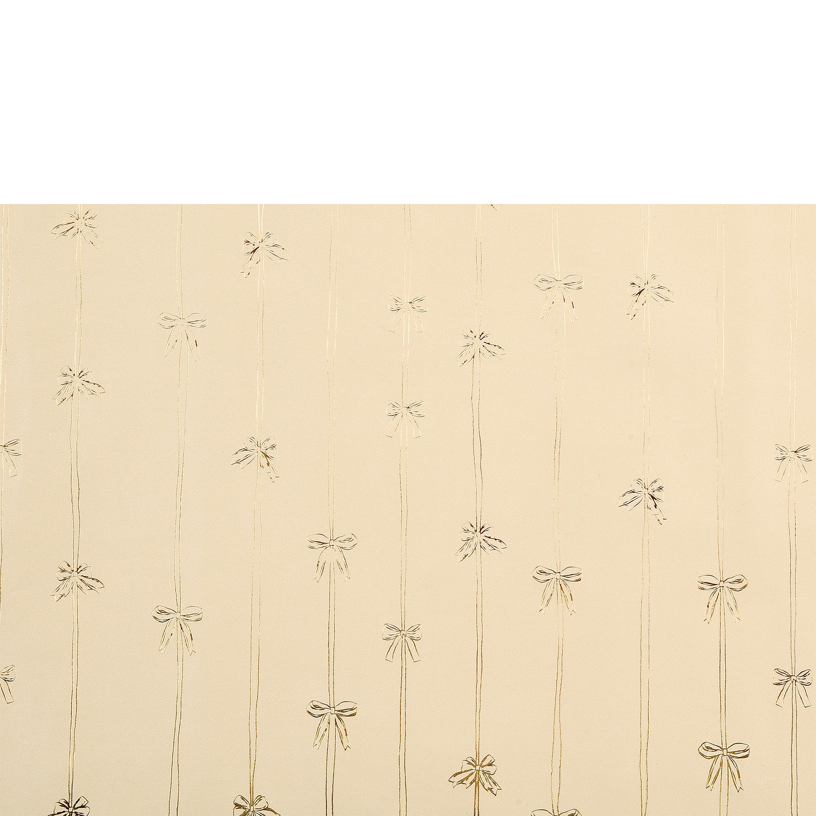 Geschenkpapier Schleife Creme,L 1.000 x B 700 mm, 1,5 m