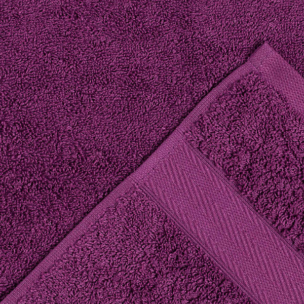 Kit 3 Serviettes Invités   Serviette Visage   Serviette De Bain Couleur Fuchsia Teddy