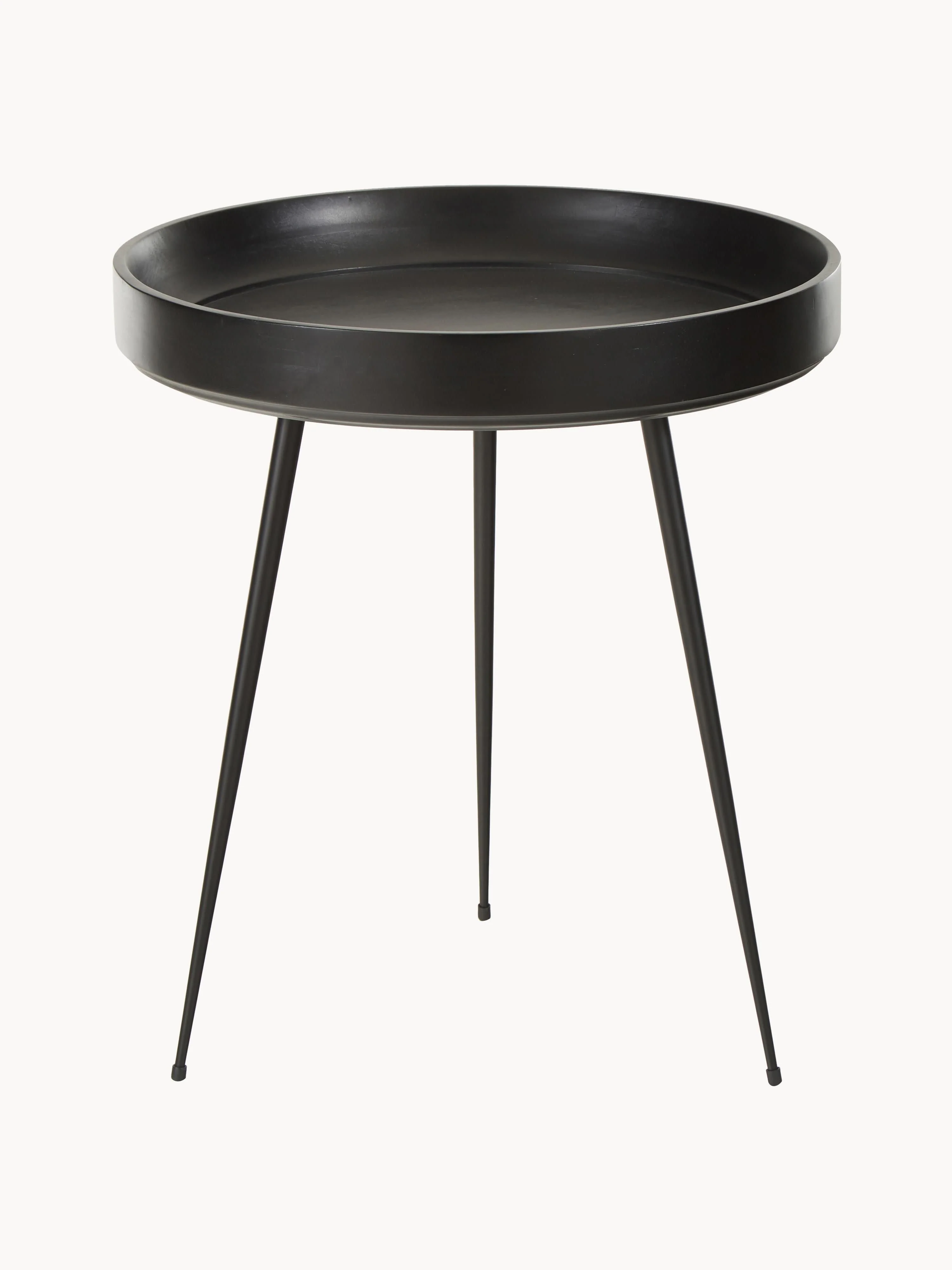 Runder Beistelltisch Bowl aus Mangoholz