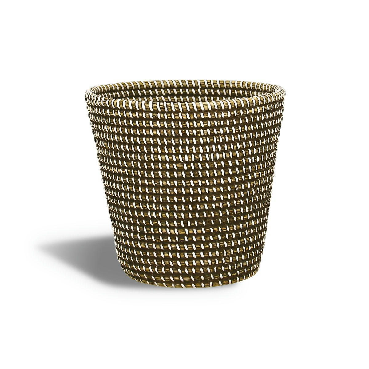CON DAO - Corbeille à papier en jonc de mer