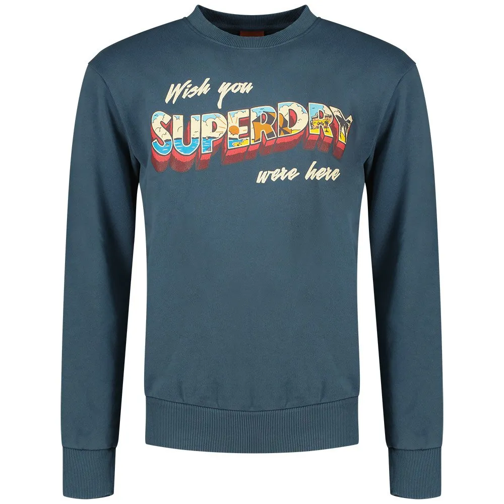 Superdry Travel Postcard Graphic sweatshirt