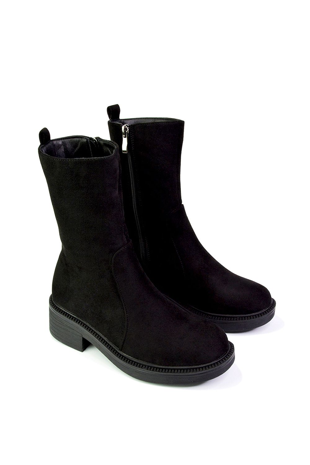 XY London Senna' Calf High Cleated Sole Boots