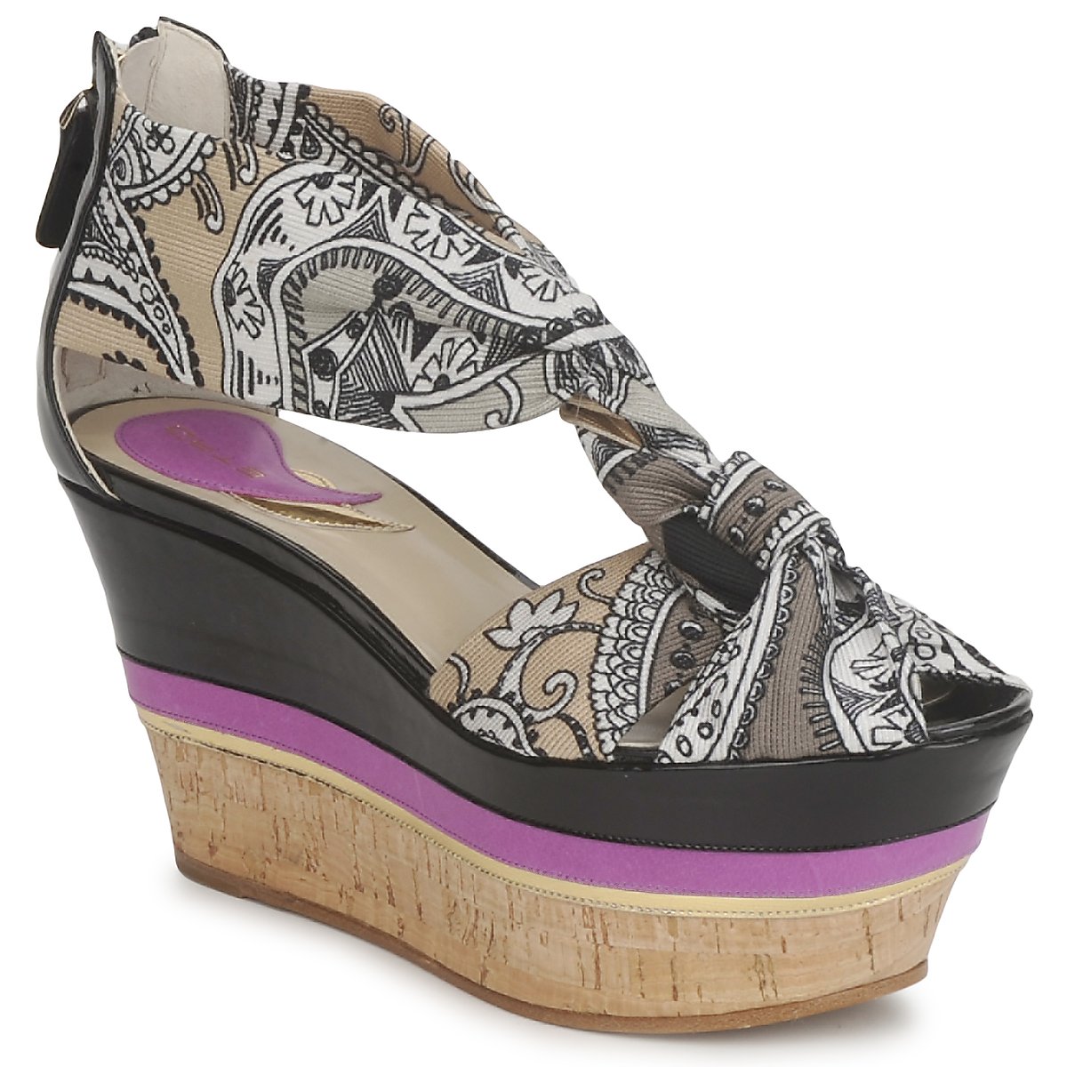 Etro - 3467 - Grey / Black / Violet